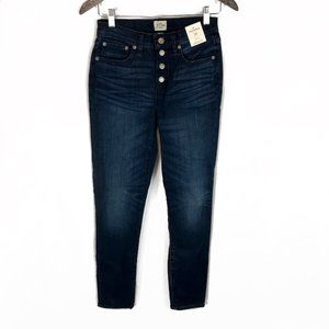 NWT J. Crew 9" Toothpick Size 26 Women's Jeans